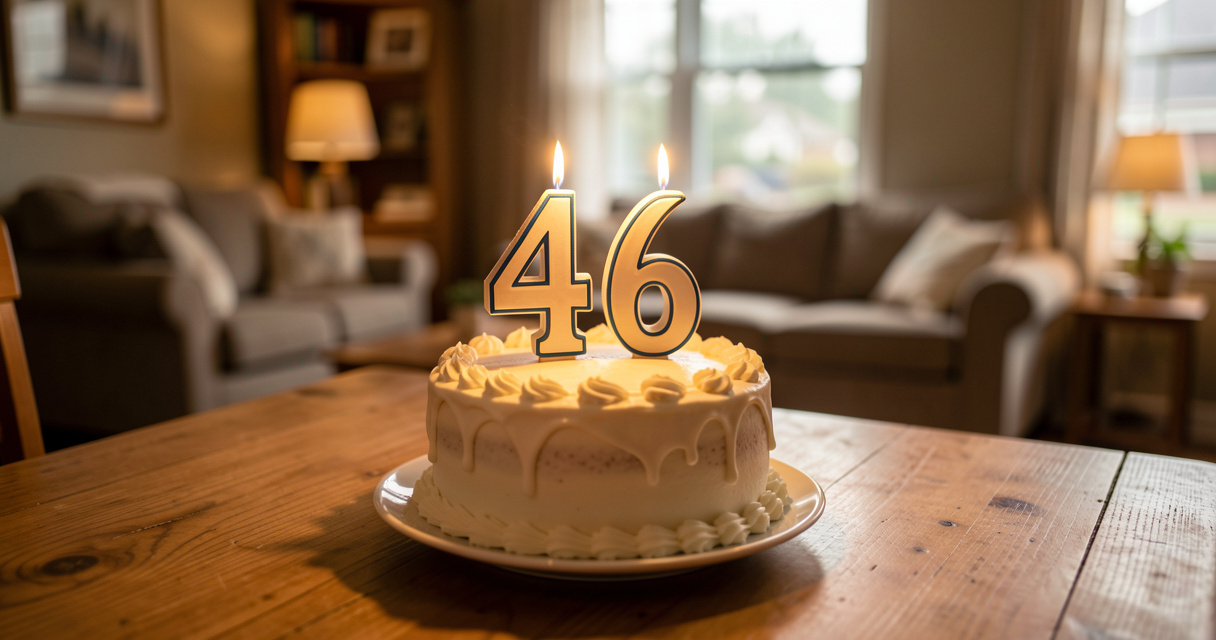 Bougies formant le nombre 40, symbole de la crise de la quarantaine